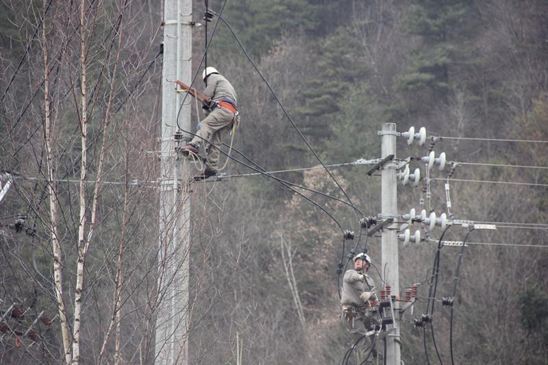 陜西地電留壩供電分公司：實(shí)施農(nóng)石線、索道線分網(wǎng)改造