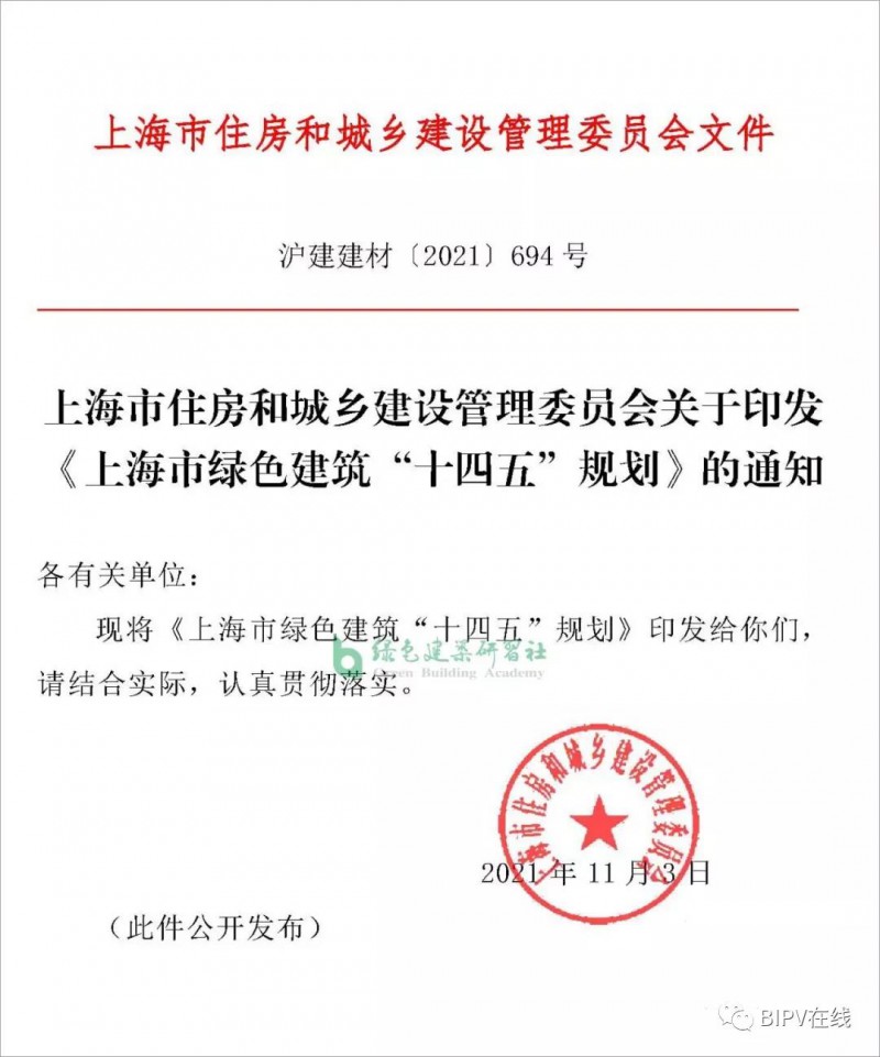 推進(jìn)新建建筑安裝光伏，超低能耗建筑不少于500萬(wàn)平！