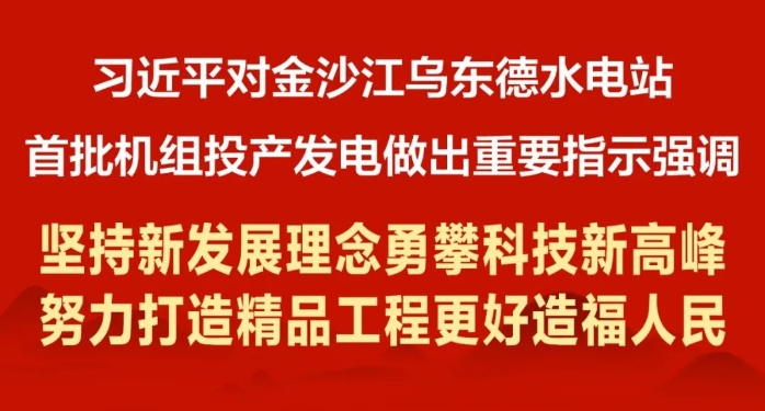 向總書(shū)記匯報(bào)：烏東德水電站“精品工程”建設(shè)目標(biāo)已實(shí)現(xiàn)