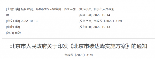 2030年風(fēng)光總裝機(jī)5GW！北京市碳達(dá)峰實(shí)施方案印發(fā)