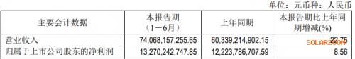 連拋兩項百億元投資計劃 千億光伏龍頭營收凈利雙增長