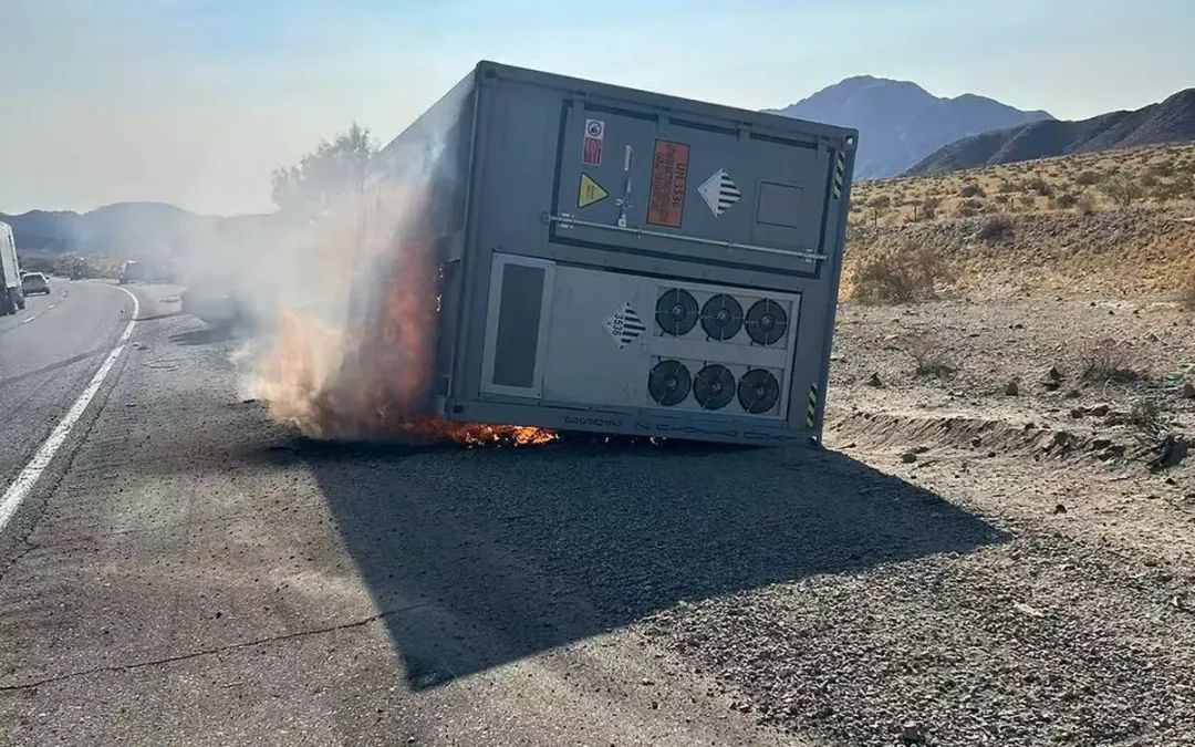 美國加州發(fā)生一起儲能電池火災