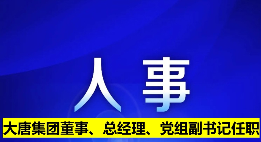 大唐集團董事、總經(jīng)理、黨組副書記任職